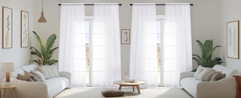 Custom Sheer Curtain order in dubai uae. curtainsupplier.ae