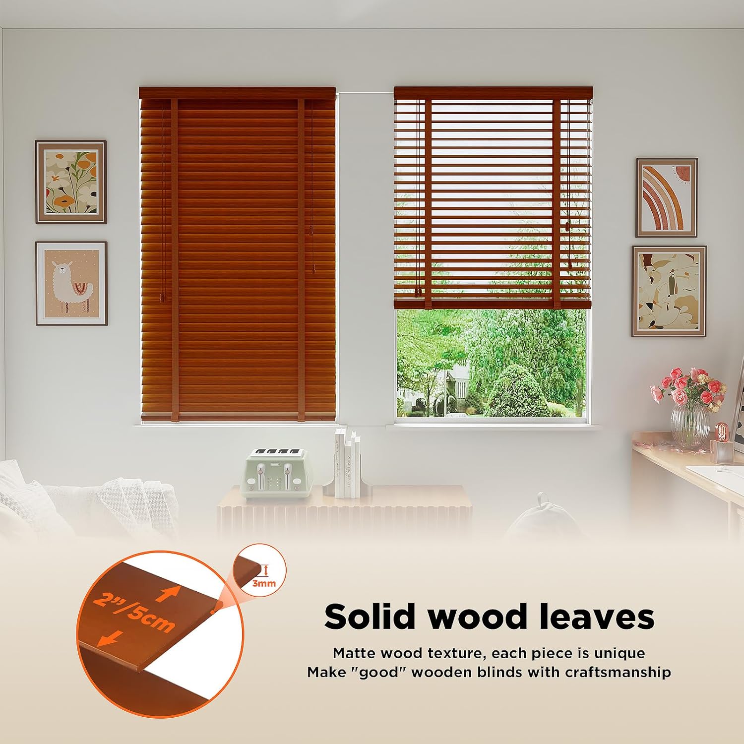 Solid Wooden Blinds curtainssupplier.ae | Curtains supplier | Dubai | UAE