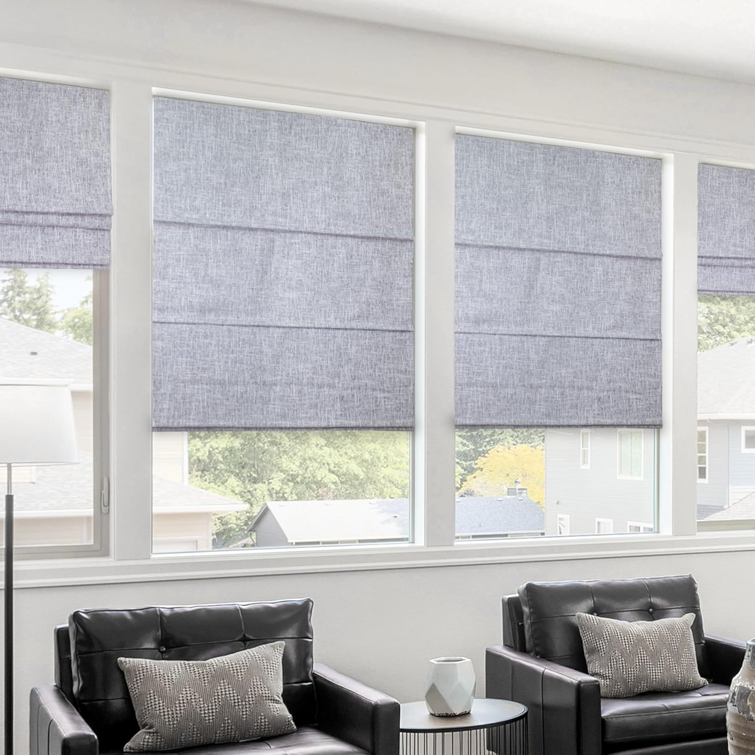 Roman blinds grey ycurtainssupplier.ae | Curtains supplier | Dubai | UAE