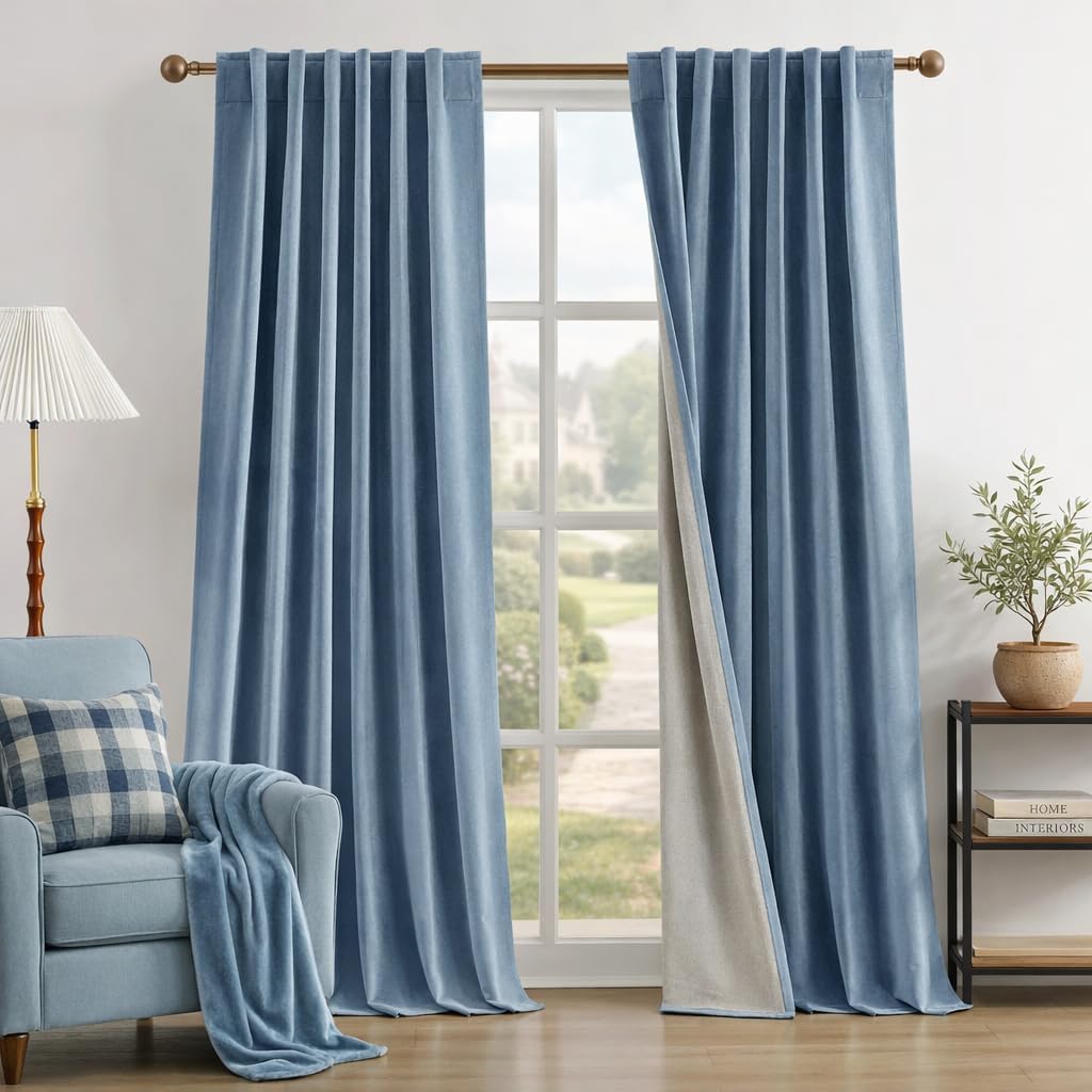 Custom-made Wave Style Blackout Curtains in Dubai with elegant modern folds, Curtains supplier uae